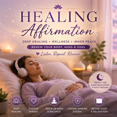 Healing Affirmation Music for Deep Healing, Wellness, Positive Energy