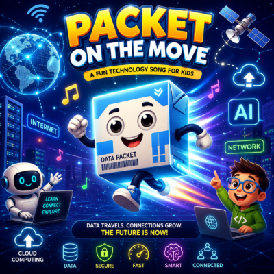 Packets on the Move – Futuristic Digital Communication and Networking Song